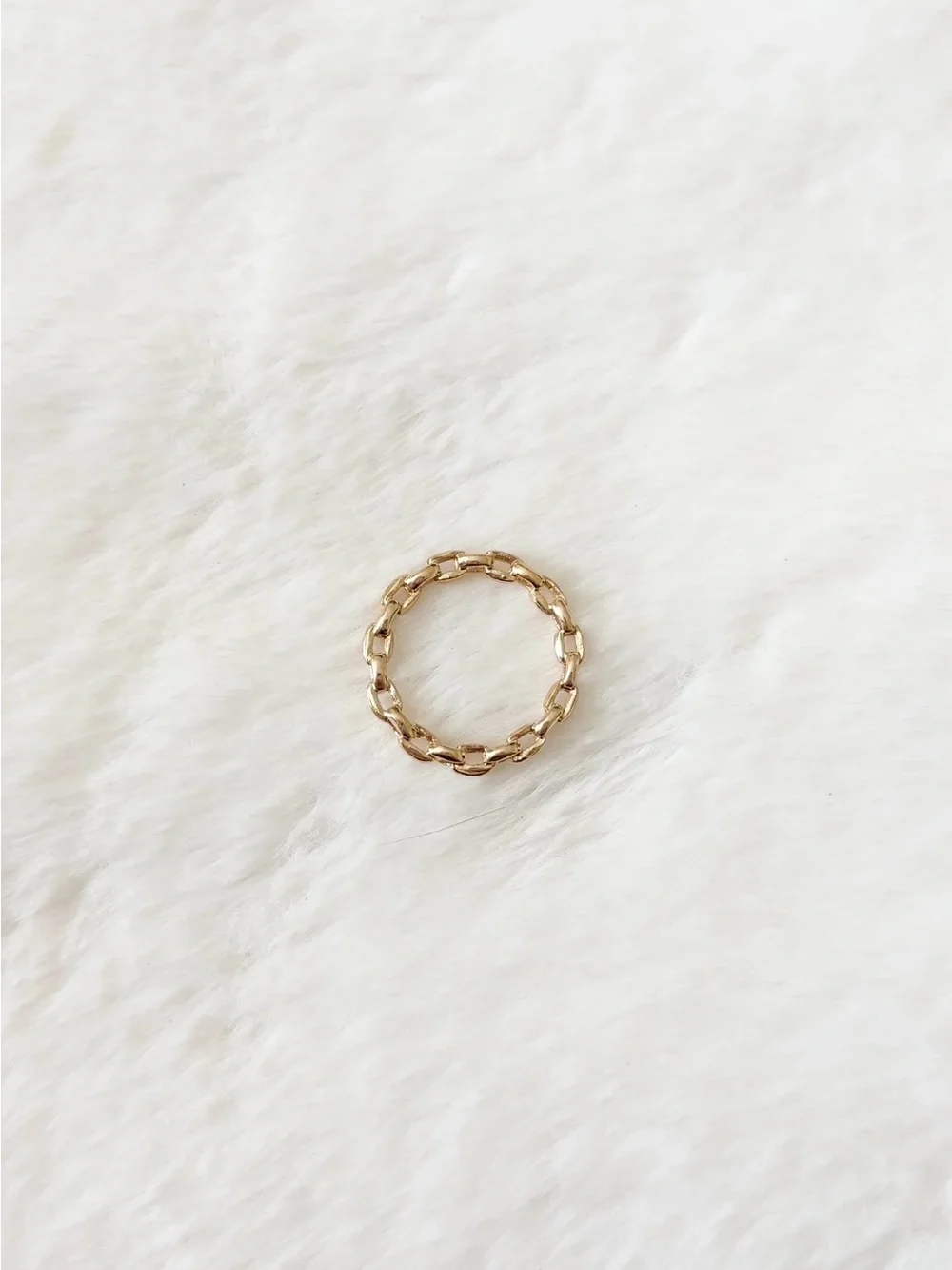 5/$15 🩷 MUST BUNDLE Gold Chain Link Stackable Ring - Women's Jewelry